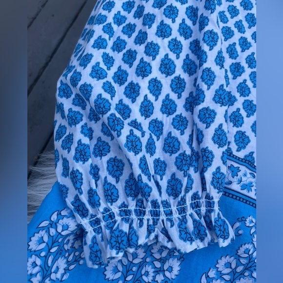 J. Crew - block print artist blouse - size medium - Picture 5 of 11